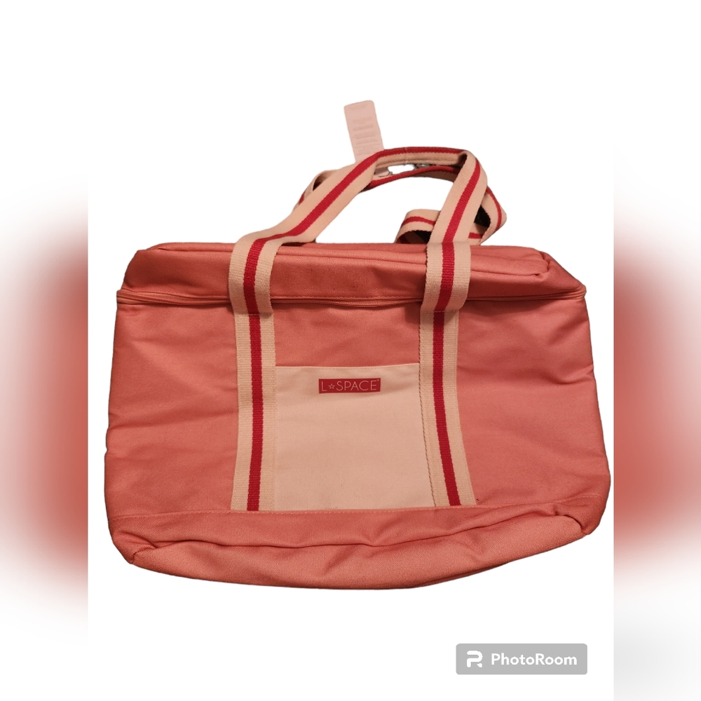 NWT L*Space Coastal Cooler Bag in Coral
